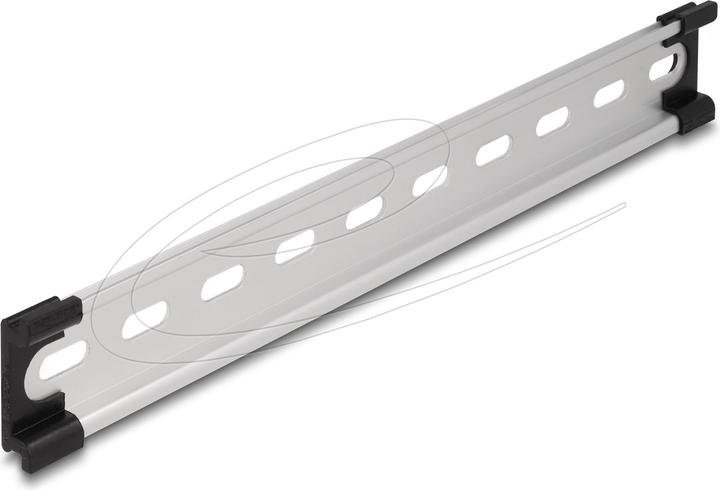 Produktbild Delock Hutschiene 35 x 7,5 mm, 10 aus Aluminium, Schlitzlöchern