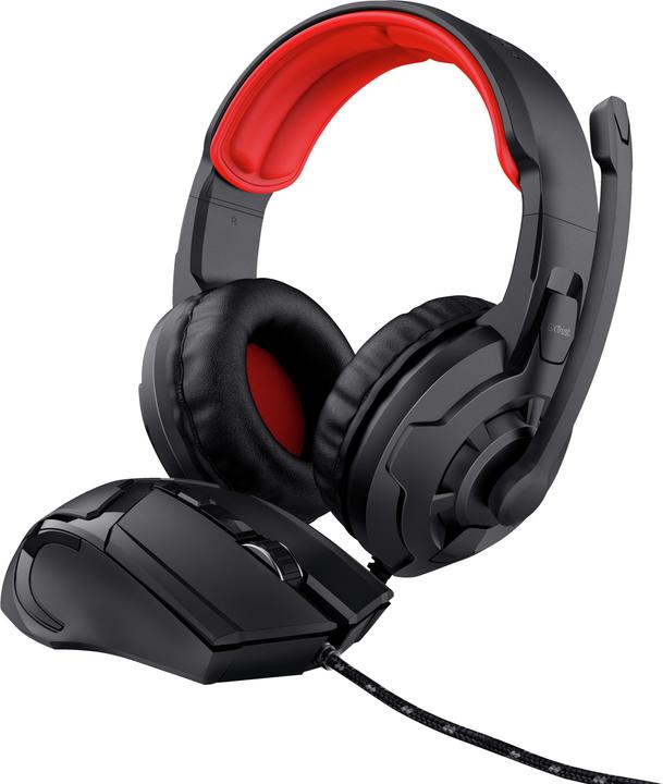 Immagine prodotto Trust Cuffie E Mouse Da Gioco Di Base (Cablato)