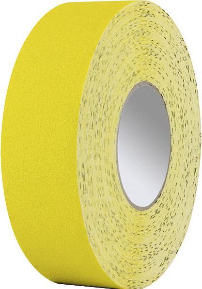 Actual product image Moravia Floor marking tape, suitable for forklift trucks, vinyl, width 50 mm, yellow. (50 mm)