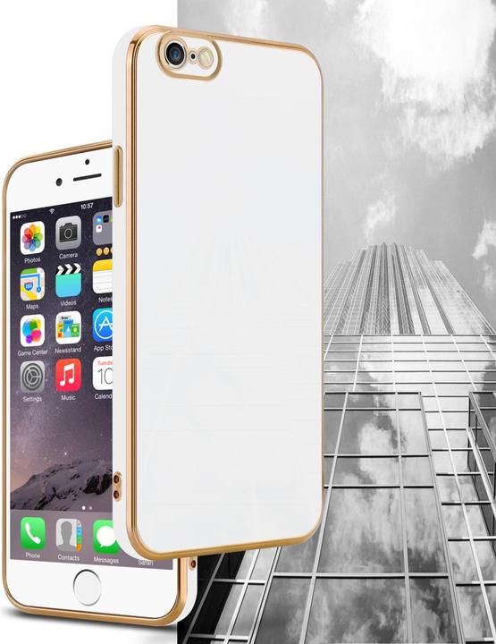 Productafbeelding Cadorabo Hoesje voor Apple iPhone 6 PLUS / 6S PLUS in TPU met camerabescherming LM130 Style (Apple iPhone 6 Plus)