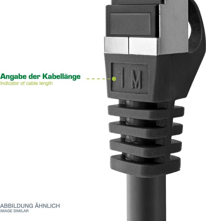 Produktbild InLine Patchkabel Slim (S/FTP, CAT6a, 3 m)