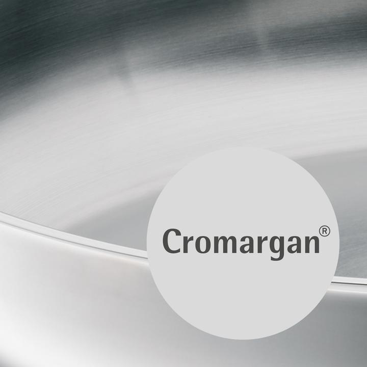 Actual product image WMF Stainless Steel Frying Pan 24cm Pan Induction Professional Uncoated (24 cm, Frying pan, Stainless steel)