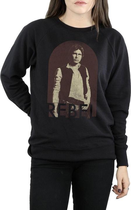 Actual product image Star Wars Womens/Ladies Han Solo Rebel Sweatshirt (XL)