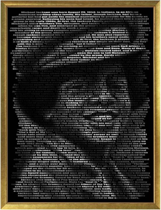 Immagine prodotto Trenddeko Heine - Michael Jackson Biografia (80 x 100 cm)