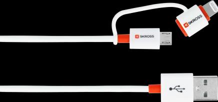 Image du produit Skross Câble de charge et de synchronisation 2 en 1 (1 m, USB 2.0)