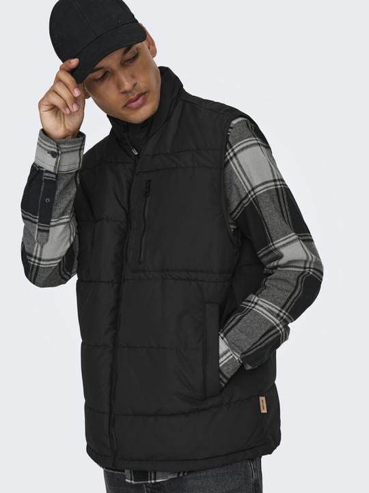 Immagine prodotto Only & Sons Gilet a collo alto trapuntato (L)