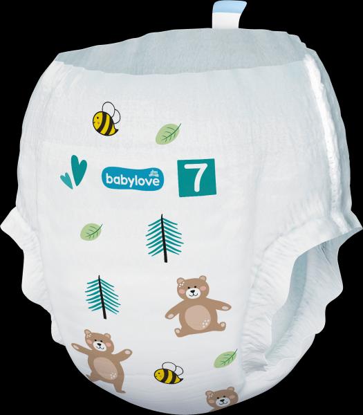 Immagine prodotto dm babylove Pantaloni per bambini Premium (Dimensione 7, Pacco trasportabile, 18 Pezzo/i)