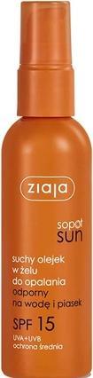 Actual product image Ziaja Sopot Sun Dry Oil Gel Spf15 90ml (Sun cream face, SPF 15, 90 ml)