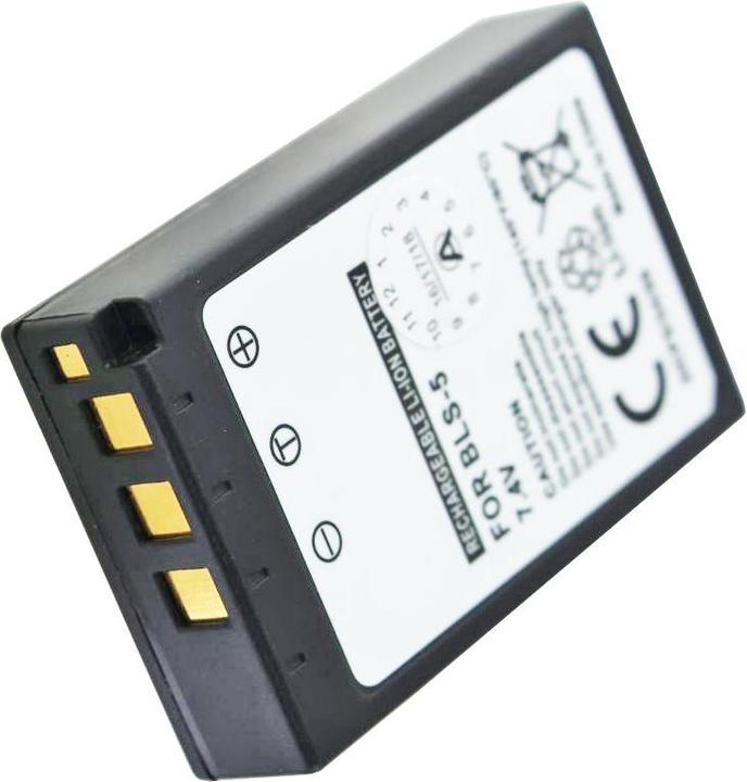 Produktbild AccuCell Akku Olympus BLS-5, E-P3, -PL1s, -PL2, -PL3 (Akku)