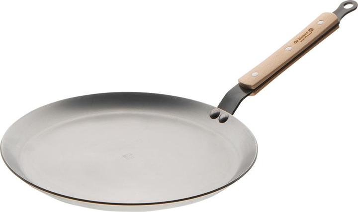Image du produit de Buyer Crêpière Mineral B Bois Ø 26Cm (26 cm, Poêle à frire, Acier inoxydable)