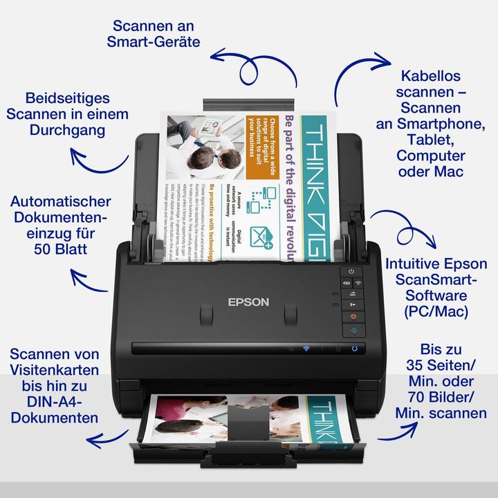 Produktbild Epson WorkForce ES-500WII (USB)