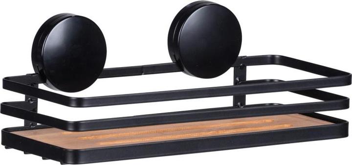 Wenko Static-Loc® Alba Duschkorb Stahl, Bambus