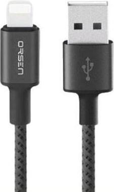 Actual product image Orsen S9M USB A and Micro 2.1A 1m black (1 m)