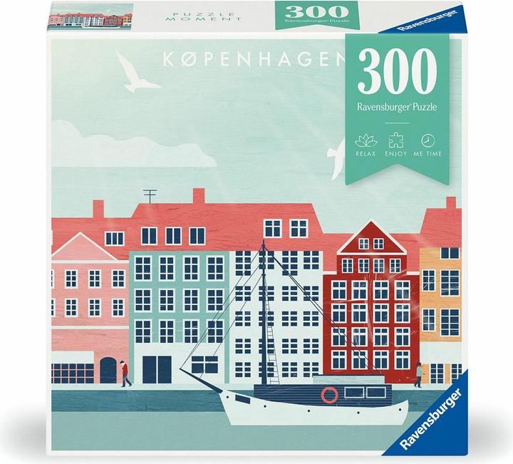 Immagine prodotto Ravensburger Puzzle Moment 12000769 - Città di Copenhagen - 300 pezzi (300 pezzi)