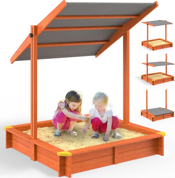 Spielwerk Sandkasten mit Dach oder Veranda