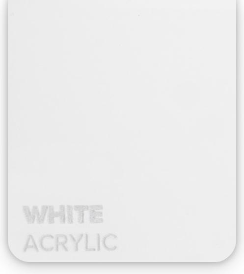 Image du produit flux Plaque acrylique - Beamo - White (30 cm, 21 cm)