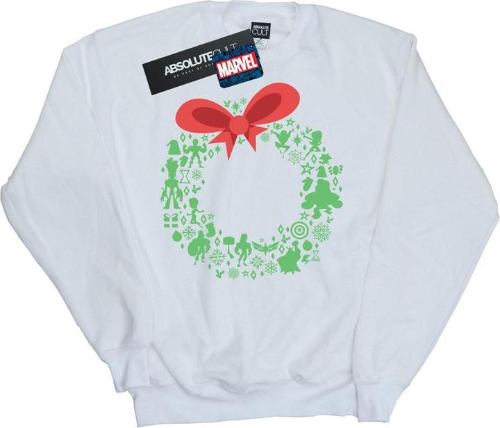 Image du produit - Sweat AVENGERS CHRISTMAS WREATH - Femme (S)