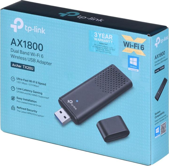 Actual product image TP-Link Archer TX20U (USB)