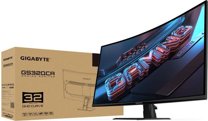 Immagine prodotto Gigabyte Dis 32 GBT GS32QCA QHD 180Hz IPS Curved (2560 x 1440 pixel, 31.50")