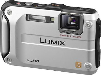 Panasonic Lumix FT3, 12MP, 4.6x Zoom, Waterproof, Silver (1/2,3'')
