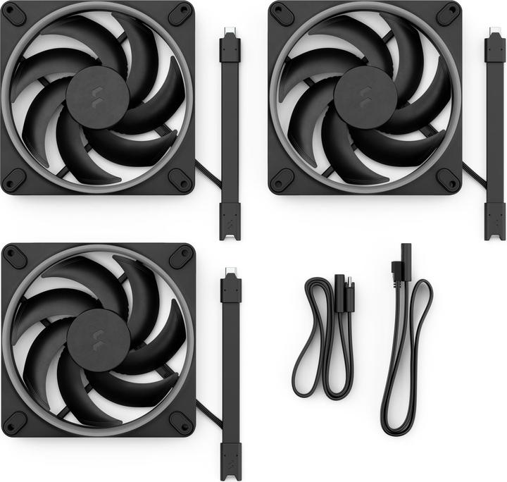 Produktbild Fractal D. Momentum 14 RGB 3-pack Black (140 mm, 3 x)