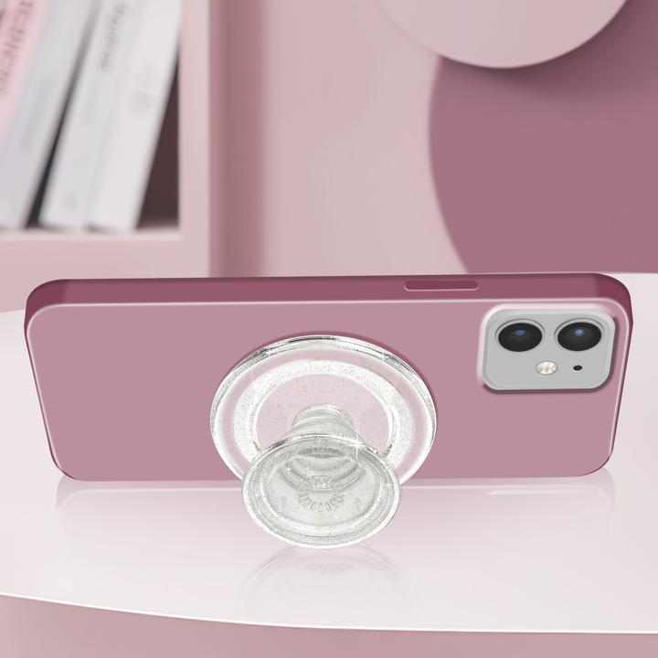Actual product image PopSockets PopGrip for MagSafe Clear Glitter