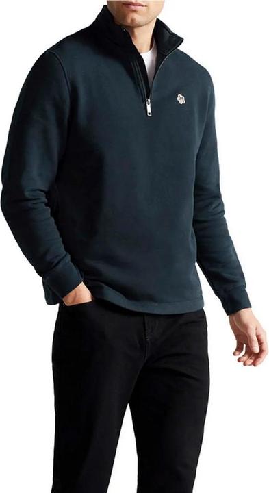 Actual product image Ted Baker Unisex Adult Kilbrn Quarter Zip Sweatshirt (S)