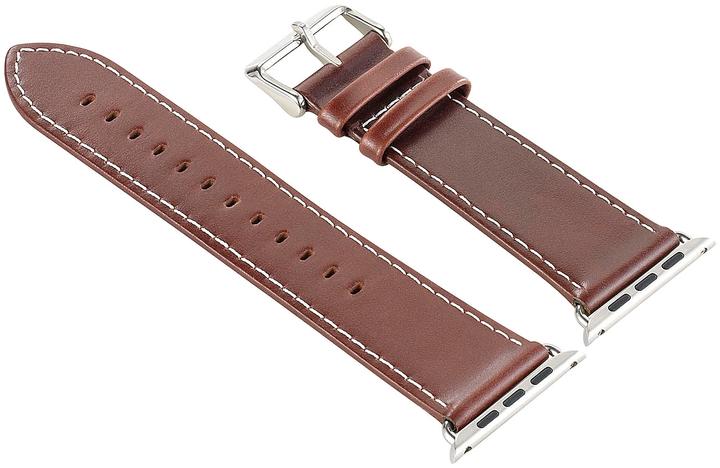Callstel Bracelet en cuir lisse pour Apple Watch (Cuir, Montre Apple)