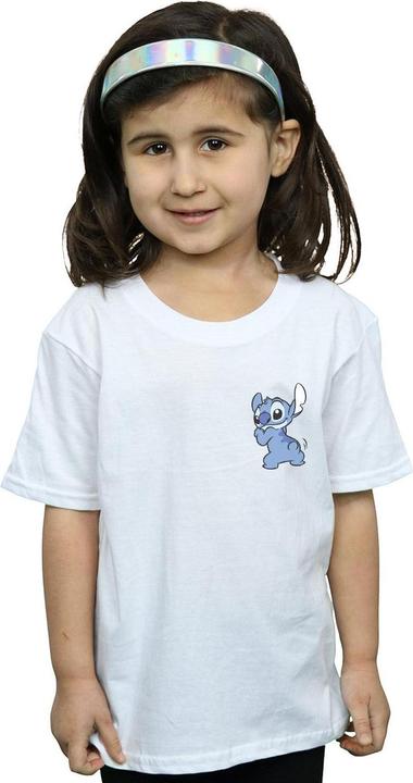 Image du produit Disney - T-shirt LILO AND STITCH STITCH BACKSIDE BREAST PRINT - Fille (140, 146)