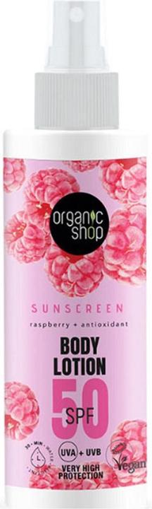 Organic Shop Sunscreen Body Lotion 50 SPF 150ml (Sonnencreme Gesicht, SPF 50, 50 ml)