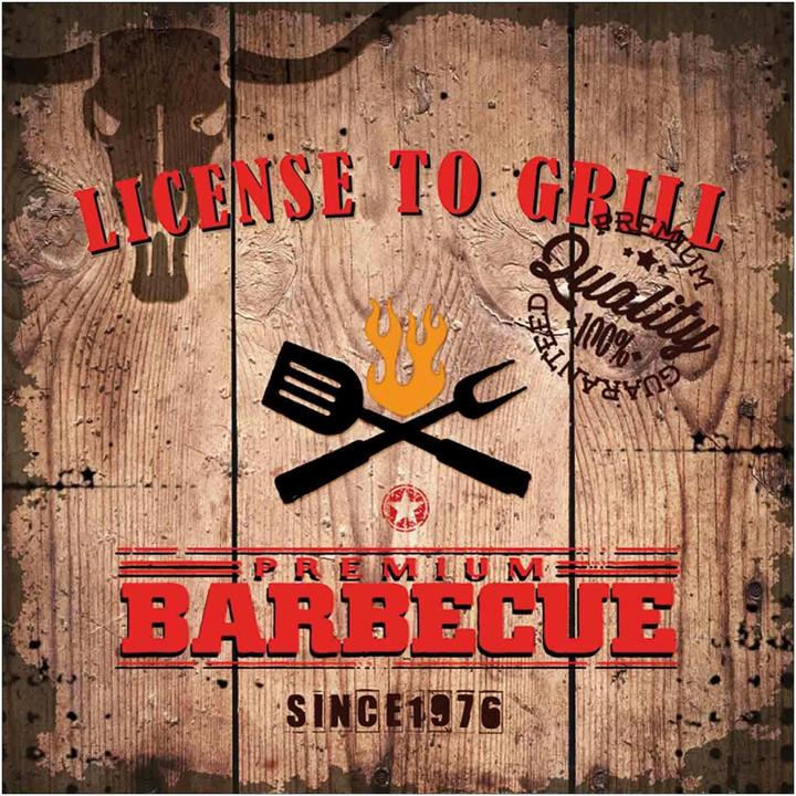 Produktbild ppd License to Grill (1 x, 33 x 33 cm)