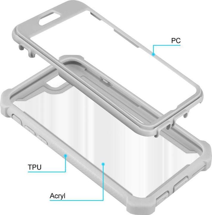 Actual product image Cadorabo Hybrid 2-in-1 Acrylic Cover (Apple iPhone 6)