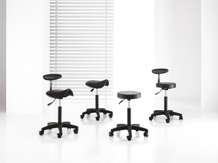 Produktbild XanitaliaPro Schneidestuhl Arbeitsstuhl Rollhocker