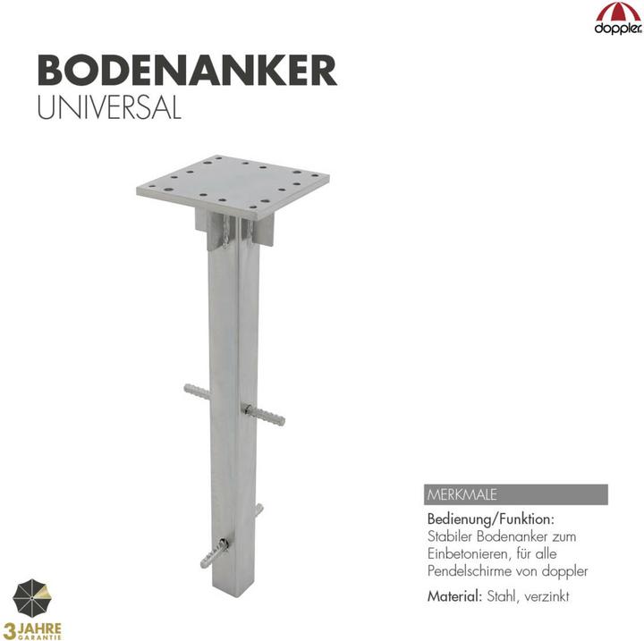 Actual product image Doppler Ground anchor