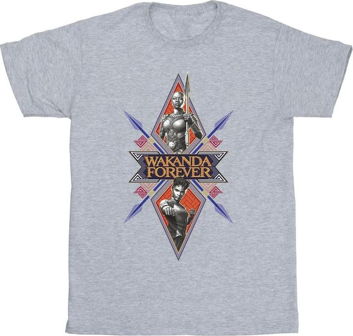 Produktbild Wakanda Forever Tribal Spear Chest TShirt (XXL)