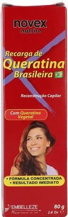 Actual product image Novex Brazilian Keratin Recharge Of Keratin 80g