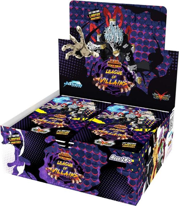 Jasco Games My Hero Academia présentoir Booster Packs série 4 League of Villains (24) *ANGLAIS* (Inglese, Pacchetto Booster)