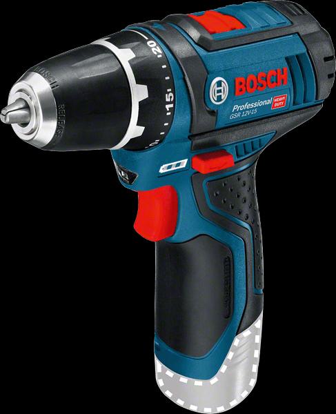 Produktbild Bosch Professional Akku-Bohrschrauber GSR 12V-15, 2 x Akku GBA 12V 2.0Ah, Handwerkerkoffer (Akkubetrieb)