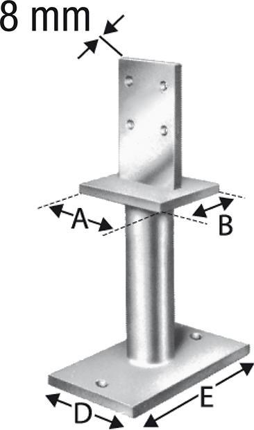 Simpson Strong-Tie Simpson PISB160G Stützenfüsse (Stützenfuss, 1 Stk.)