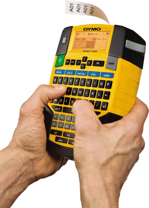 Image du produit Dymo Rhino 4200 Azerty 19mm PB1 FR/BE (180 dpi)