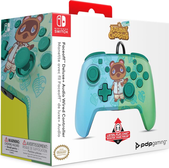 Image du produit PDP Faceoff Deluxe + Audio Animal Crossing (Switch, Switch Lite, Switch OLED)