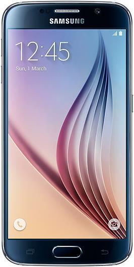 Samsung Galaxy S6 (64 GB, Zwart, 5.10", Enkele SIM, 16 Mpx, 4G)