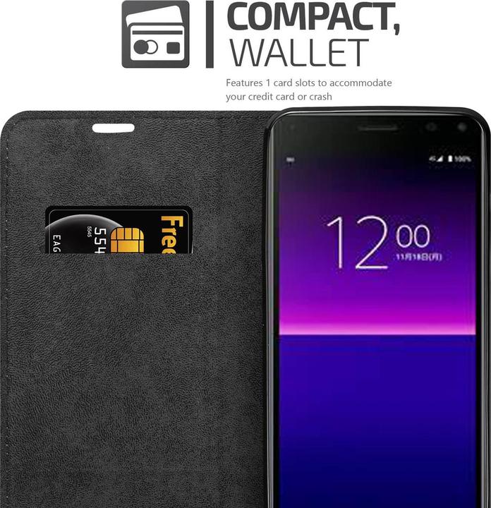 Actual product image Cadorabo Book Invisible Magnet Cover (Sony Xperia 20)