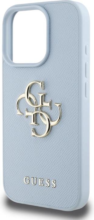 Image du produit Guess Hardcase PU Grained Big 4G and Classic Logo Case for iPhone 16 Pro 6,3" Blue (Apple iPhone 16 Pro)