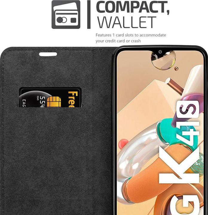 Productafbeelding Cadorabo Boek Onzichtbare Magneethoes (LG K41s)