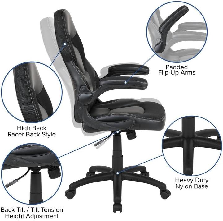 Actual product image Flash Furniture Gaming Chair Black
