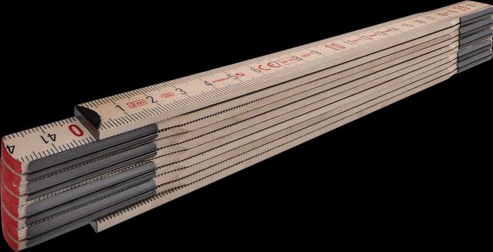 Actual product image Stabila Wooden folding rule type 507 N (M, cm, mm)