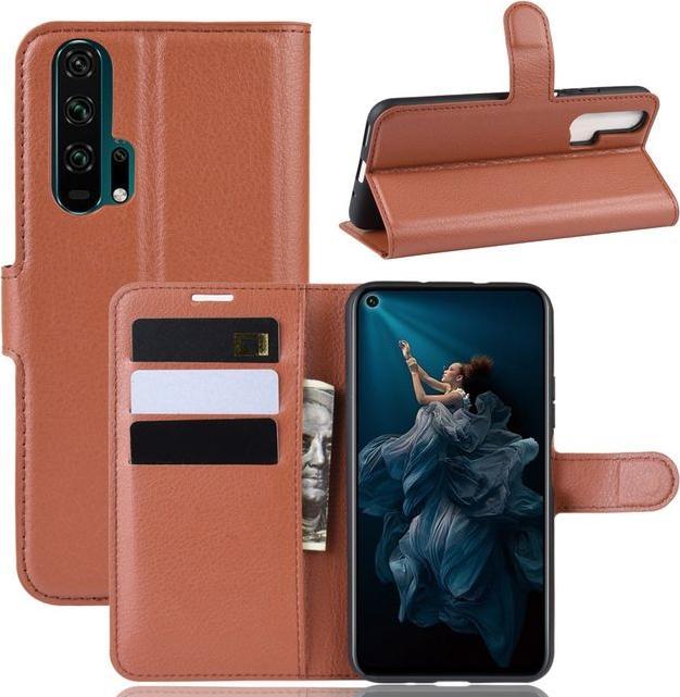 Actual product image MU Classic Litchi Leather Bookcover Series (Honor 20 Pro)