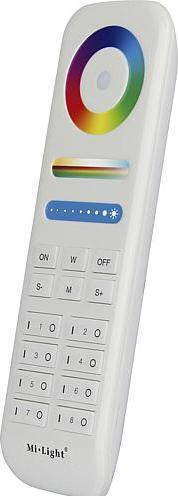 Milight 8-Zonen Fernbedienung RGB+KW/WW (RGBCCT) inkl. Wandhalterung