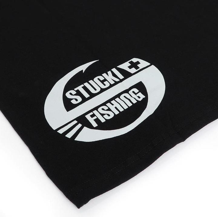 Produktbild Stucki Fishing T-Shirt Because Fanatics, Schwarz (L)